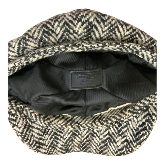 Coach Newsboy Hat, OS ~Herringbone~ NWOT! - Picture 5 of 6